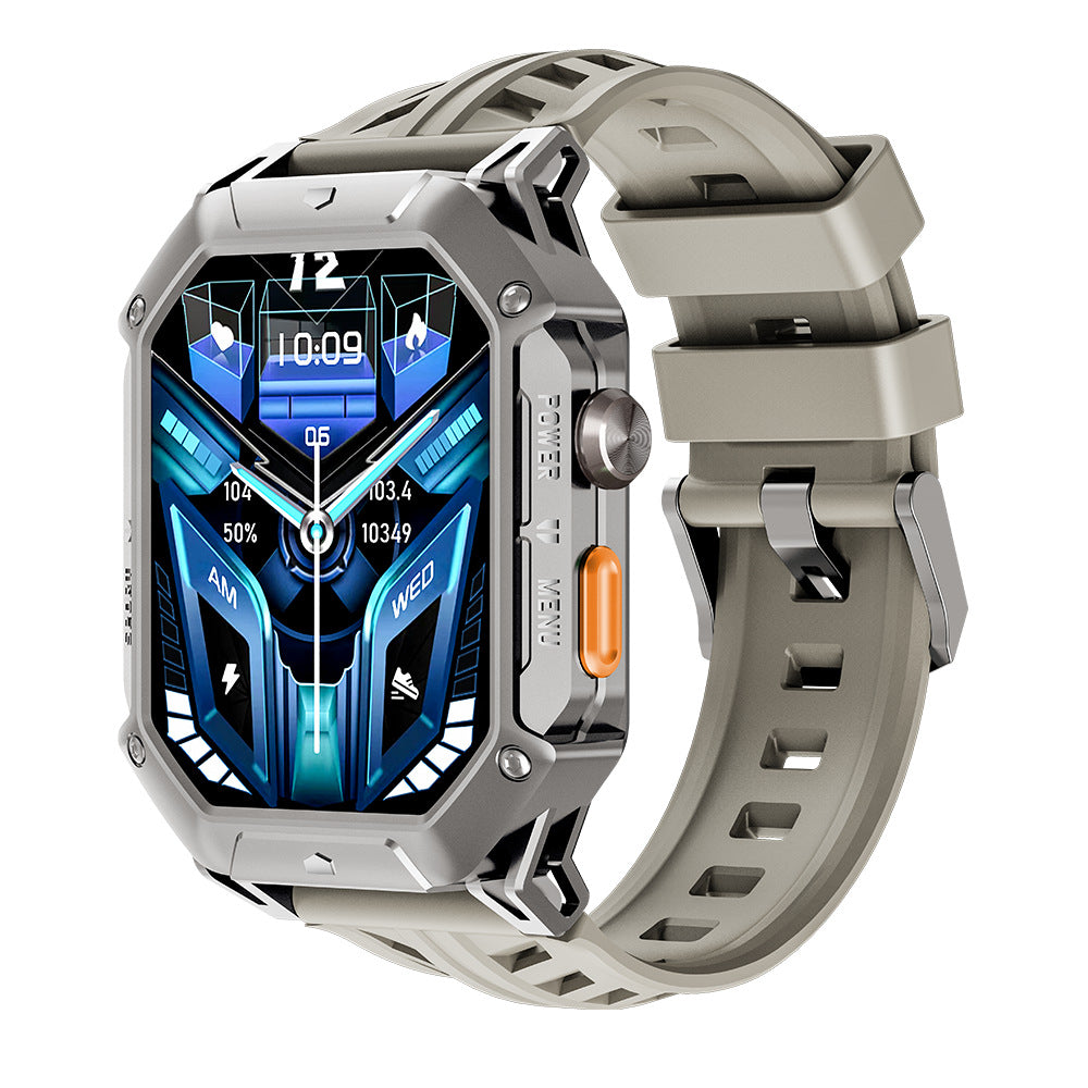 Smart Watch Bluetooth Calling Voice Assistant Gas Compass Sports Watch - adritiX