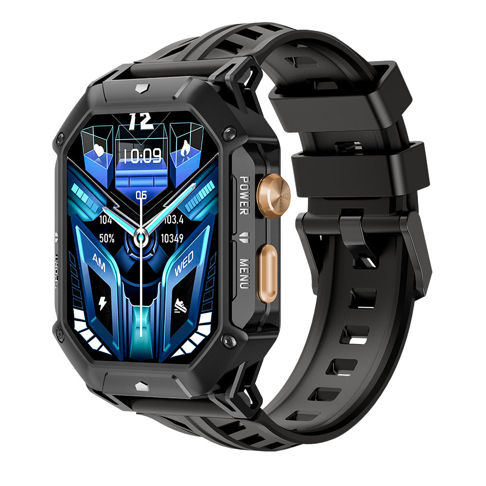 Smart Watch Bluetooth Calling Voice Assistant Gas Compass Sports Watch - adritiX