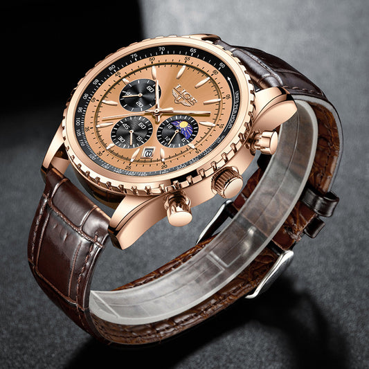 New Men's Multifunctional Waterproof Watch - adritiX