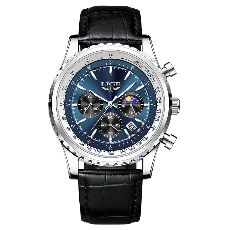 New Men's Multifunctional Waterproof Watch - adritiX
