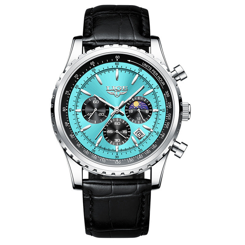 New Men's Multifunctional Waterproof Watch - adritiX