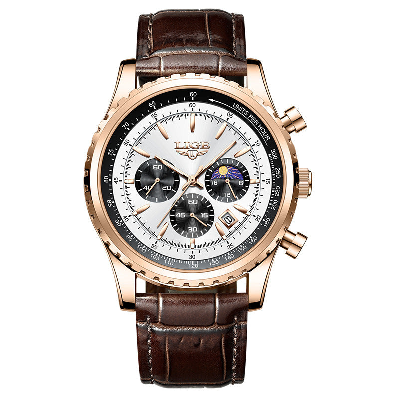 New Men's Multifunctional Waterproof Watch - adritiX