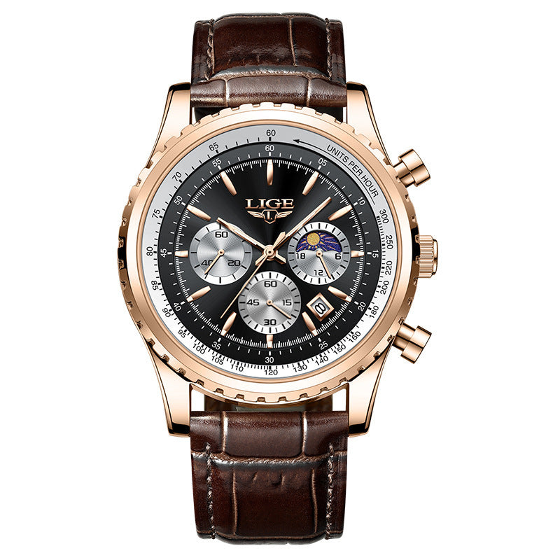 New Men's Multifunctional Waterproof Watch - adritiX