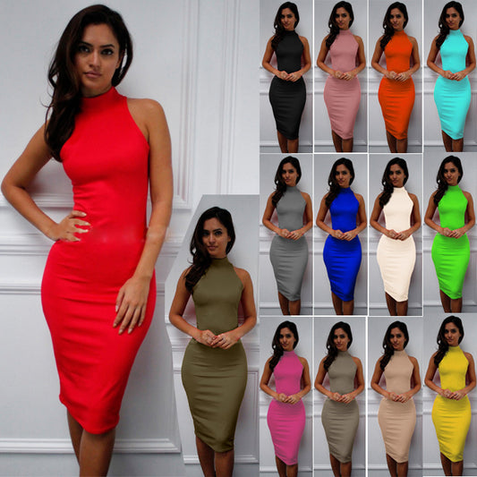 Slim sleeveless dress - adritiX