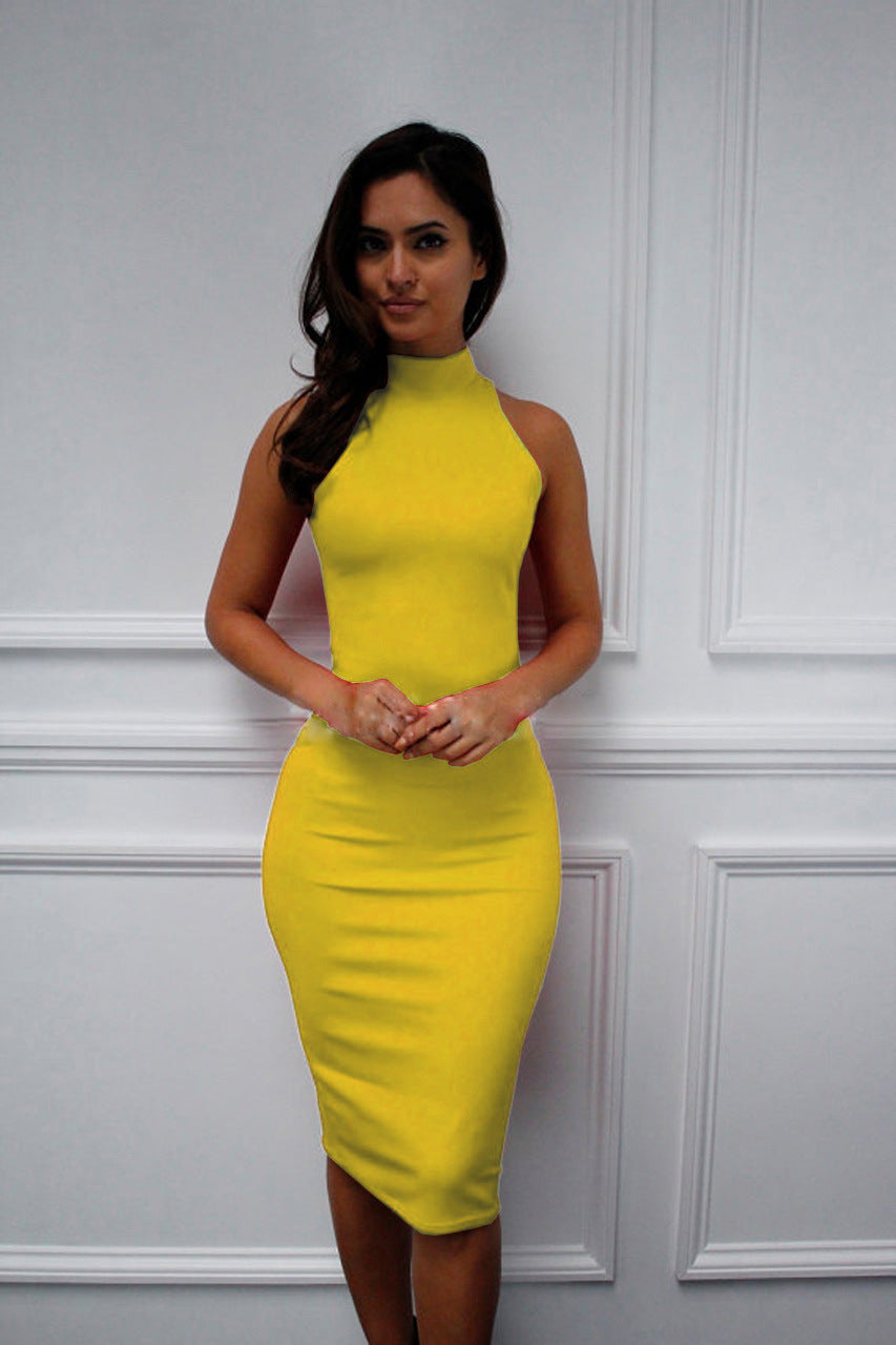 Slim sleeveless dress - adritiX