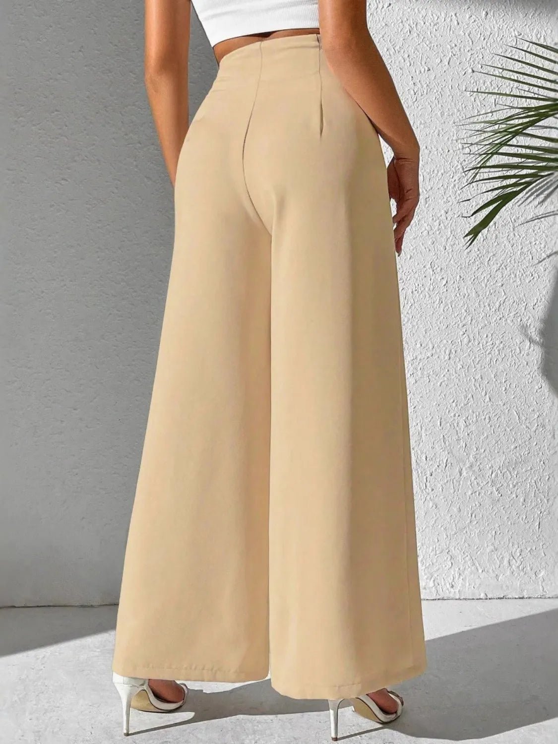 Wide Leg High Waist Pants - adritiX