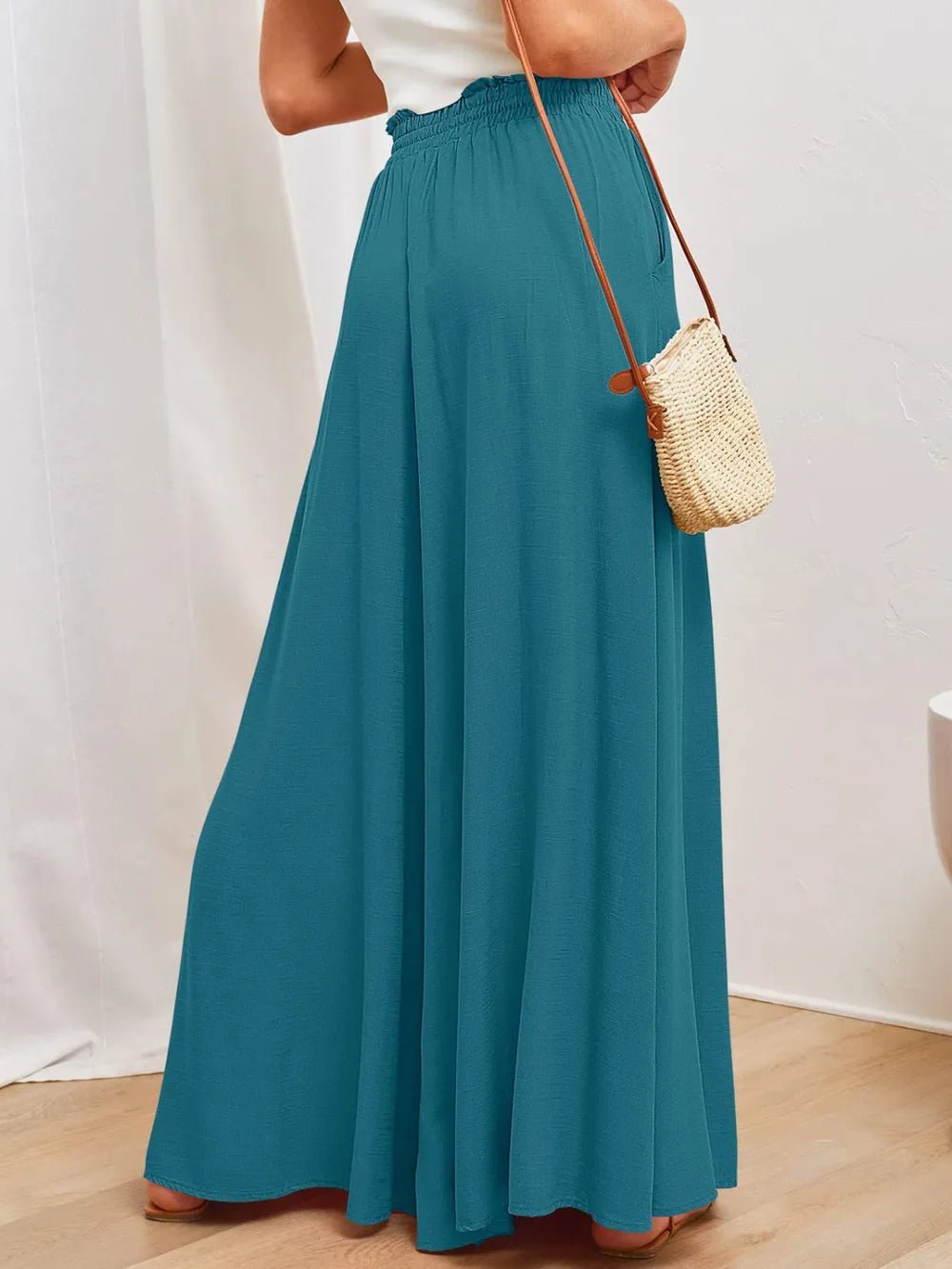 Wide Leg Pants with Pockets - adritiX