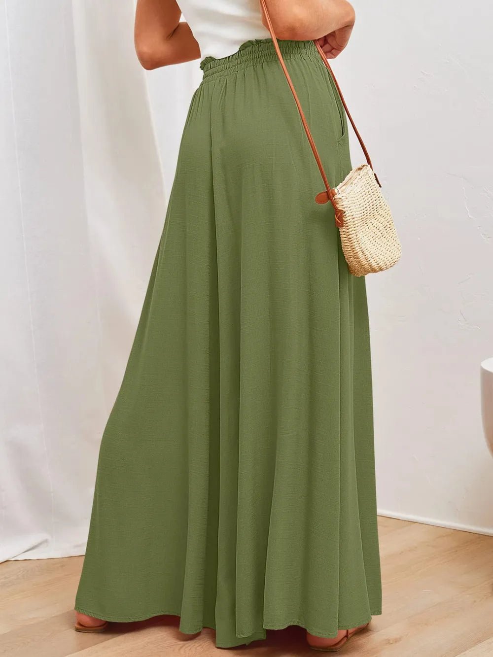 Wide Leg Pants with Pockets - adritiX