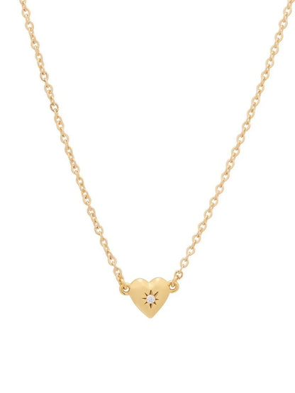 Zircon Heart Pendant Necklace - adritiX